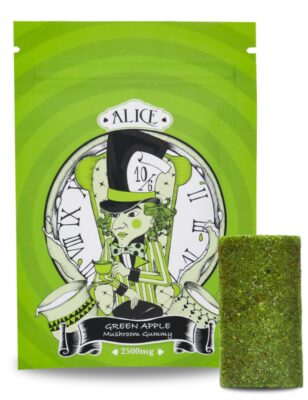 Alice Green Apple Mushroom Gummies 1000mg